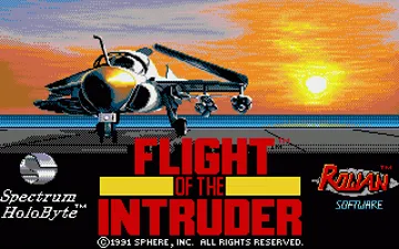 Flight of the Intruder_Disk1 screen shot title